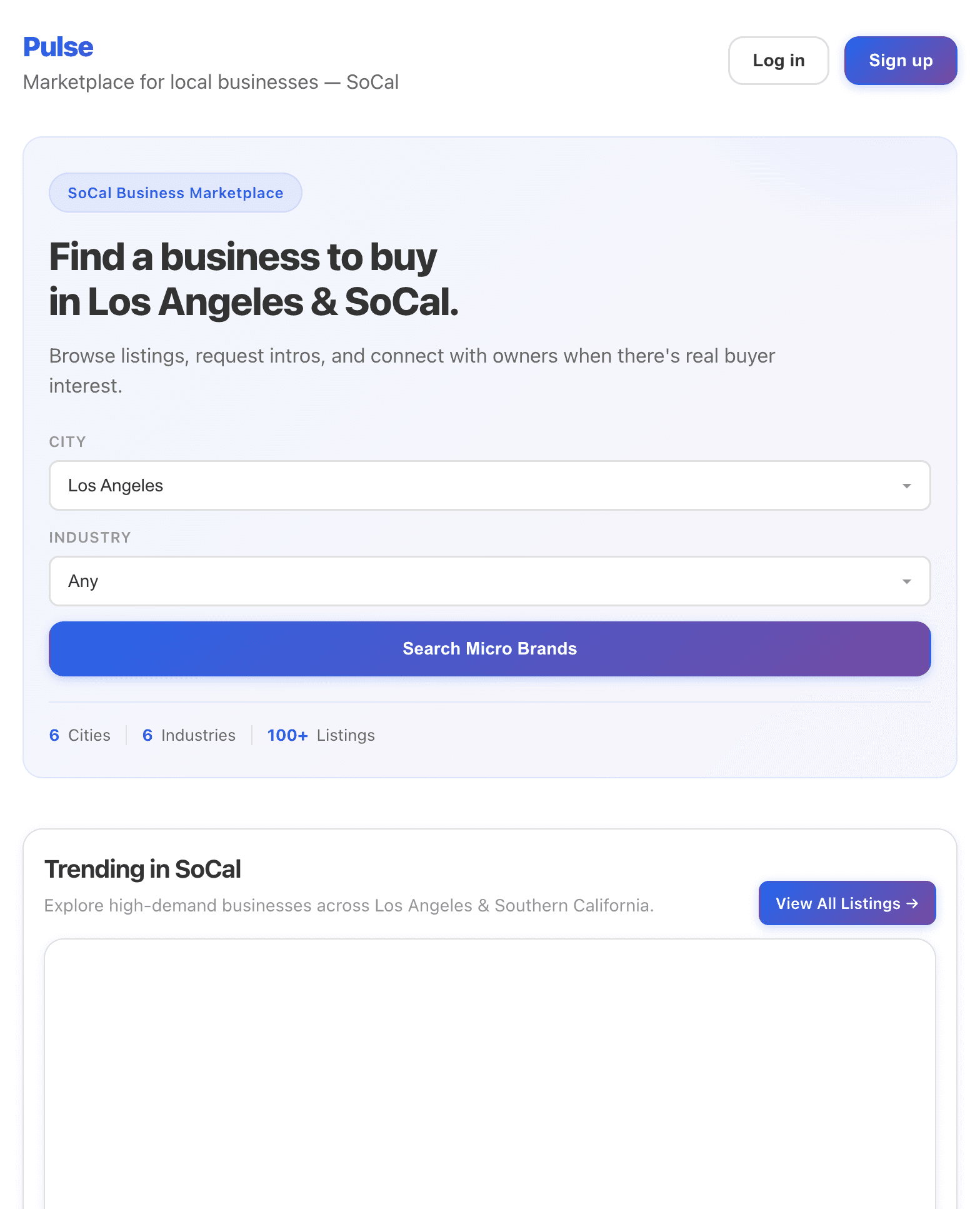 Local Business Acquisition Marketplace